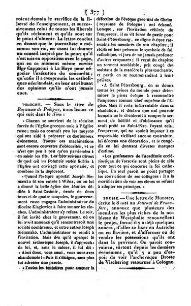 L'ami de la religion journal et revue ecclesiastique, politique et litteraire