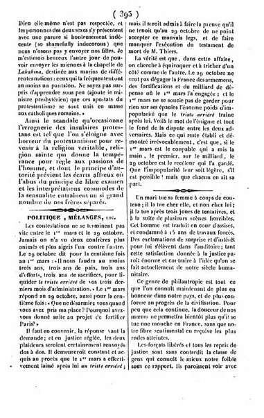 L'ami de la religion journal et revue ecclesiastique, politique et litteraire