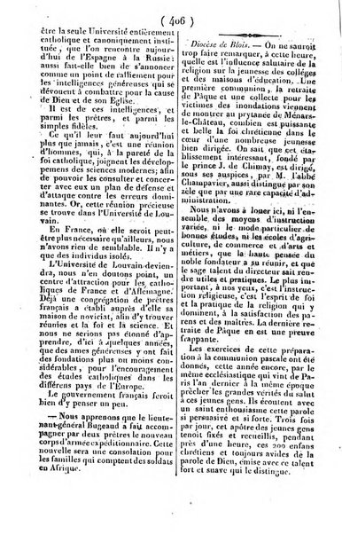 L'ami de la religion journal et revue ecclesiastique, politique et litteraire