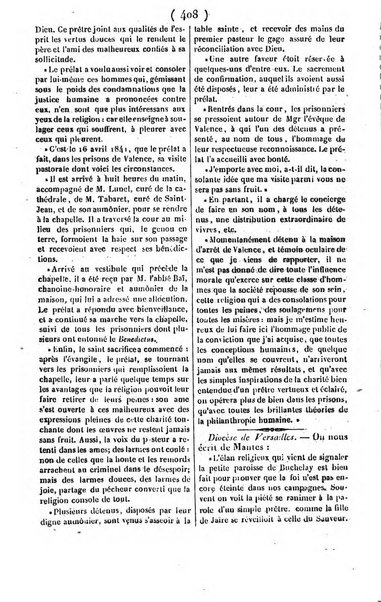 L'ami de la religion journal et revue ecclesiastique, politique et litteraire