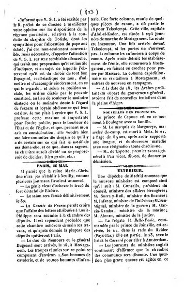 L'ami de la religion journal et revue ecclesiastique, politique et litteraire