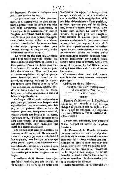 L'ami de la religion journal et revue ecclesiastique, politique et litteraire