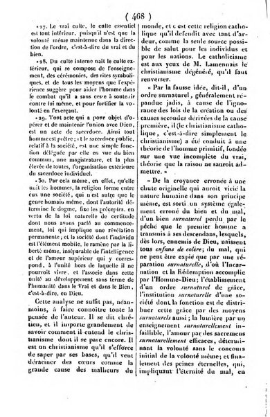 L'ami de la religion journal et revue ecclesiastique, politique et litteraire