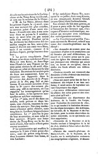 L'ami de la religion journal et revue ecclesiastique, politique et litteraire