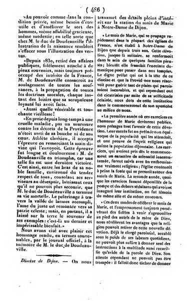 L'ami de la religion journal et revue ecclesiastique, politique et litteraire