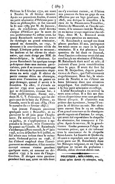 L'ami de la religion journal et revue ecclesiastique, politique et litteraire