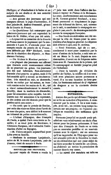 L'ami de la religion journal et revue ecclesiastique, politique et litteraire