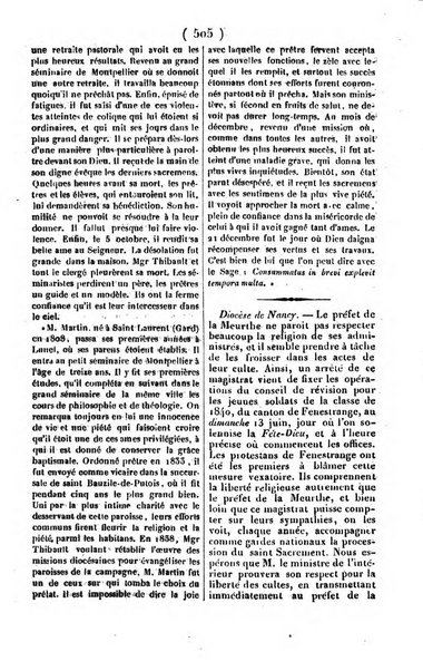 L'ami de la religion journal et revue ecclesiastique, politique et litteraire