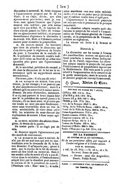 L'ami de la religion journal et revue ecclesiastique, politique et litteraire