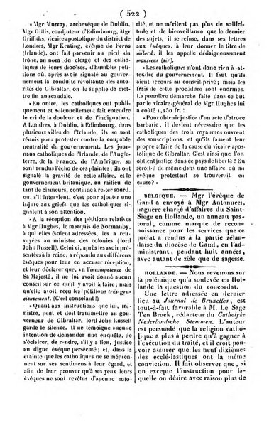 L'ami de la religion journal et revue ecclesiastique, politique et litteraire