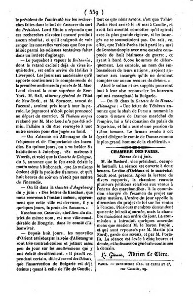 L'ami de la religion journal et revue ecclesiastique, politique et litteraire