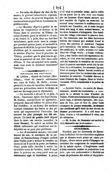 L'ami de la religion journal et revue ecclesiastique, politique et litteraire