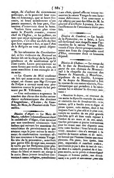 L'ami de la religion journal et revue ecclesiastique, politique et litteraire