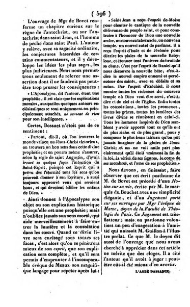 L'ami de la religion journal et revue ecclesiastique, politique et litteraire