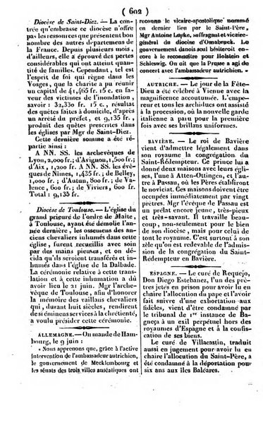 L'ami de la religion journal et revue ecclesiastique, politique et litteraire