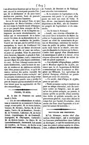 L'ami de la religion journal et revue ecclesiastique, politique et litteraire