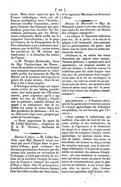 L'ami de la religion journal et revue ecclesiastique, politique et litteraire