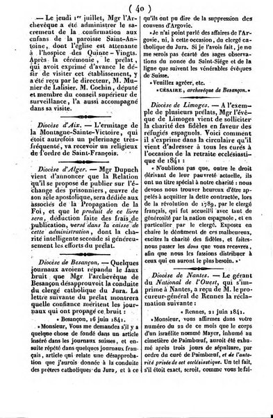 L'ami de la religion journal et revue ecclesiastique, politique et litteraire