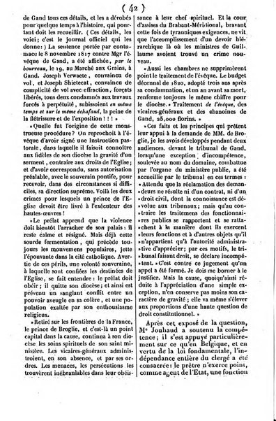 L'ami de la religion journal et revue ecclesiastique, politique et litteraire