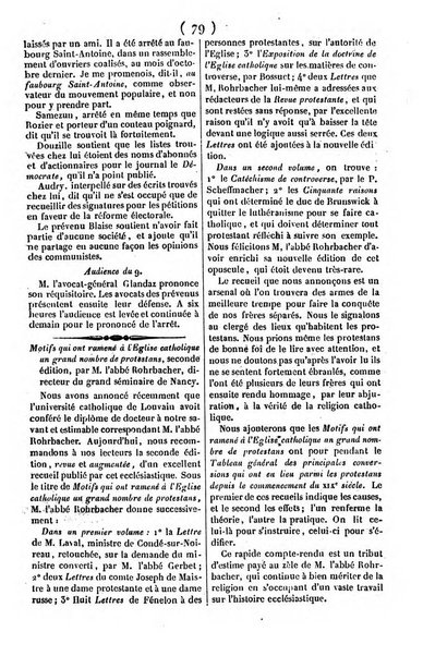 L'ami de la religion journal et revue ecclesiastique, politique et litteraire