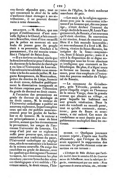 L'ami de la religion journal et revue ecclesiastique, politique et litteraire