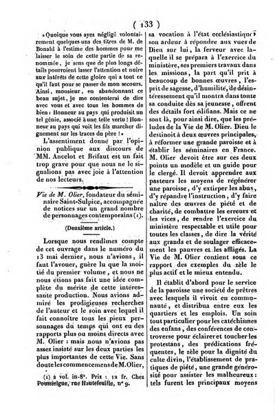 L'ami de la religion journal et revue ecclesiastique, politique et litteraire