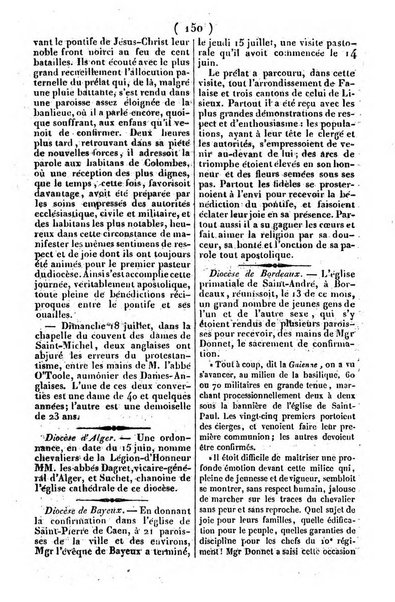 L'ami de la religion journal et revue ecclesiastique, politique et litteraire