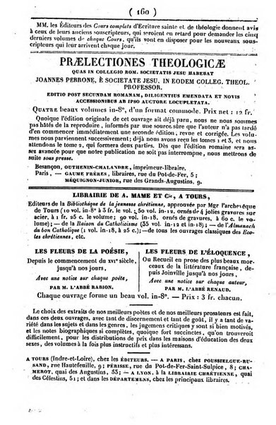 L'ami de la religion journal et revue ecclesiastique, politique et litteraire