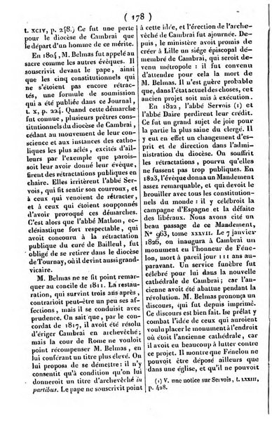 L'ami de la religion journal et revue ecclesiastique, politique et litteraire