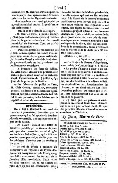 L'ami de la religion journal et revue ecclesiastique, politique et litteraire