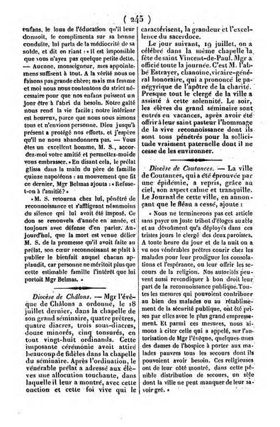 L'ami de la religion journal et revue ecclesiastique, politique et litteraire