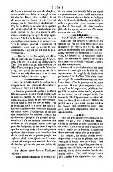 L'ami de la religion journal et revue ecclesiastique, politique et litteraire