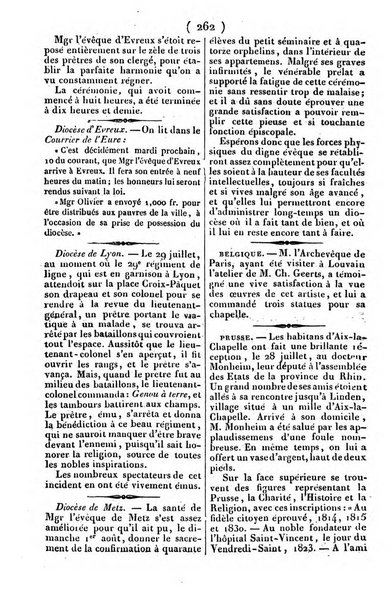 L'ami de la religion journal et revue ecclesiastique, politique et litteraire