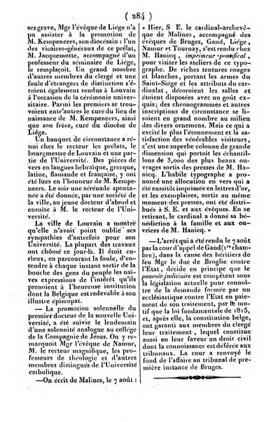 L'ami de la religion journal et revue ecclesiastique, politique et litteraire