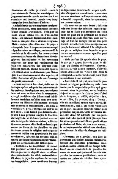 L'ami de la religion journal et revue ecclesiastique, politique et litteraire