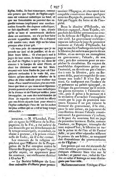 L'ami de la religion journal et revue ecclesiastique, politique et litteraire