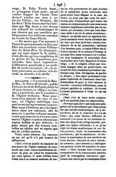 L'ami de la religion journal et revue ecclesiastique, politique et litteraire