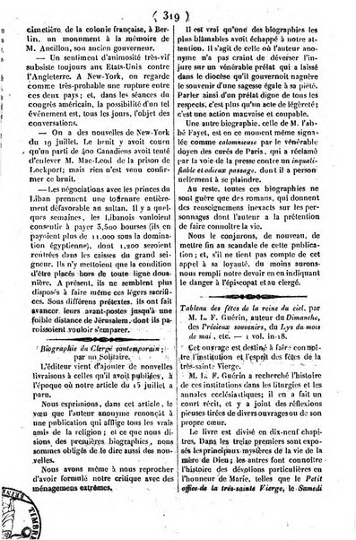 L'ami de la religion journal et revue ecclesiastique, politique et litteraire