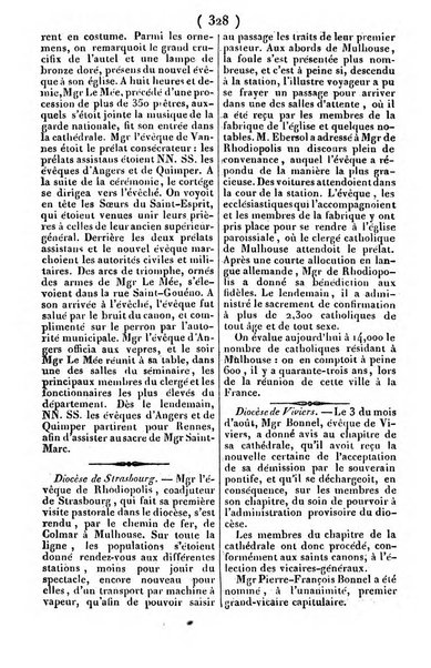 L'ami de la religion journal et revue ecclesiastique, politique et litteraire