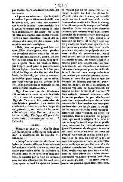 L'ami de la religion journal et revue ecclesiastique, politique et litteraire