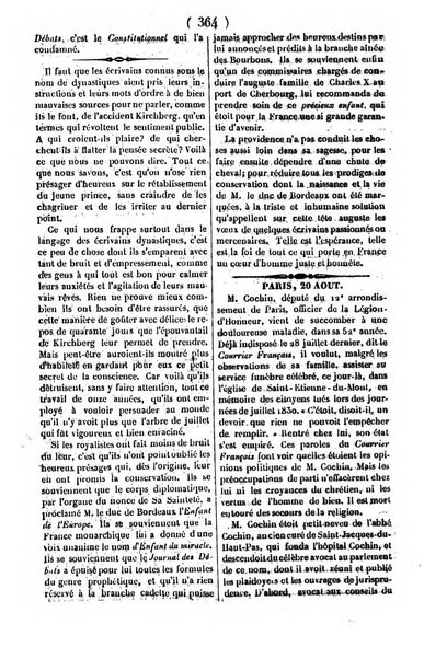 L'ami de la religion journal et revue ecclesiastique, politique et litteraire