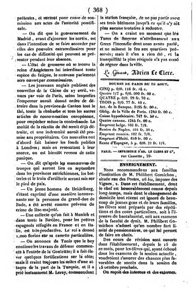 L'ami de la religion journal et revue ecclesiastique, politique et litteraire