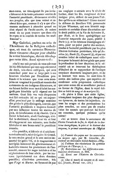 L'ami de la religion journal et revue ecclesiastique, politique et litteraire