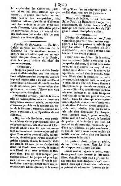 L'ami de la religion journal et revue ecclesiastique, politique et litteraire