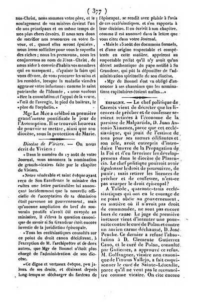 L'ami de la religion journal et revue ecclesiastique, politique et litteraire