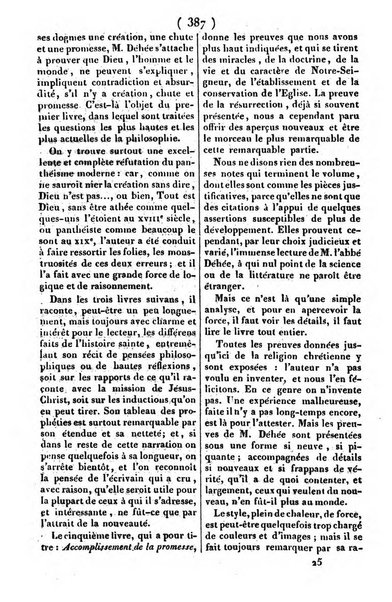 L'ami de la religion journal et revue ecclesiastique, politique et litteraire