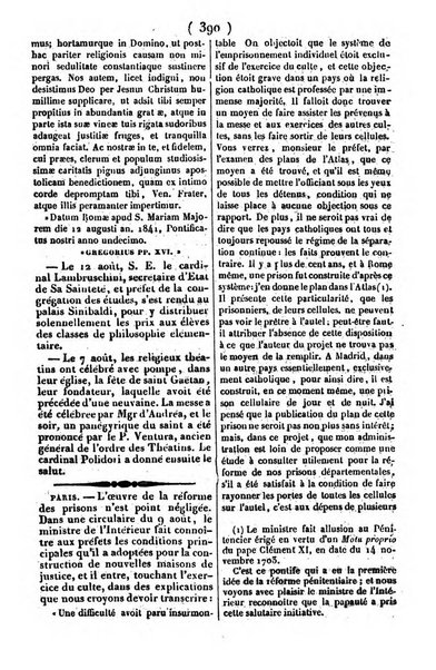 L'ami de la religion journal et revue ecclesiastique, politique et litteraire