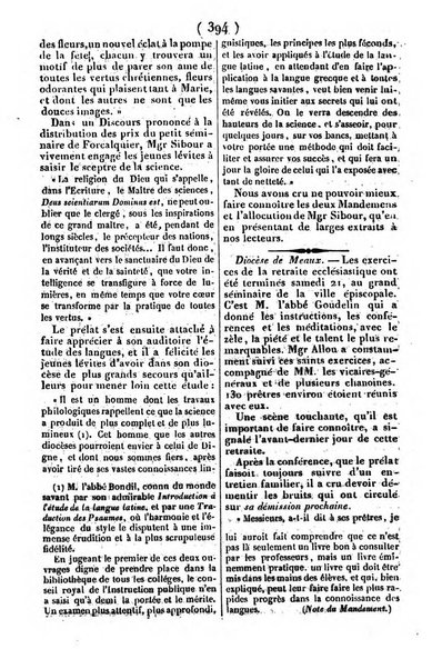 L'ami de la religion journal et revue ecclesiastique, politique et litteraire