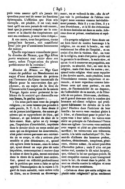 L'ami de la religion journal et revue ecclesiastique, politique et litteraire