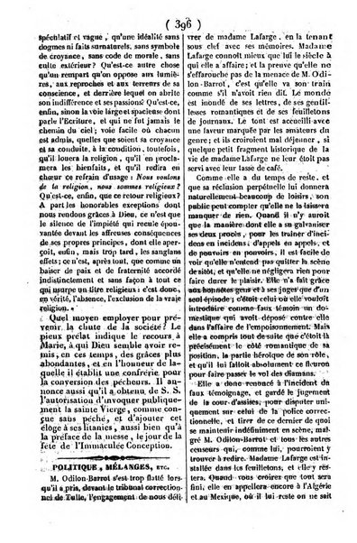 L'ami de la religion journal et revue ecclesiastique, politique et litteraire